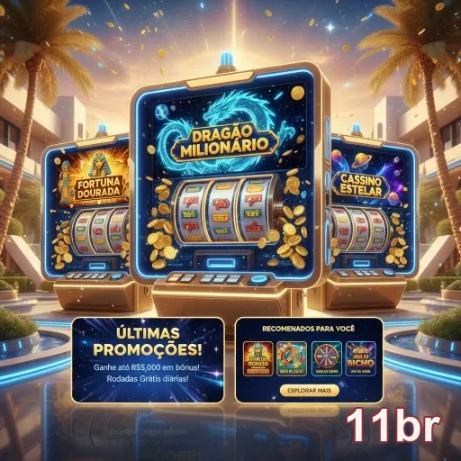 Ilustração de Explore os Melhores Jogos de Slots e Cassino na 11br